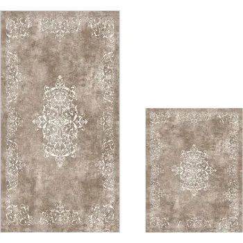 Koupelnový nábytek Foutastic Koupelnové předložky v sadě 2ks taupe Rozbale(v)no, může být lehce zašpiněné - lze vyčistit