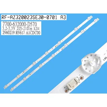 LED páska LED podsvitsada TV32" - S celkem 2 pásky 545mm / DLED TOTAL ARRAY AGF 32LMC / RF-AZ320023SE30-0701A3