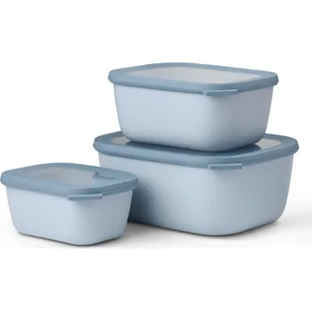 Dóza na potraviny Box na potraviny CIRQULA RECT XL, sada 3 ks, severská modrá, plast, Mepal - doprava zdarma od 2999 Kč