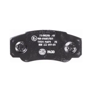 Brzdová destička Hella 8DB 355 013-511 Sada brzdových destiček, kotoučové brzdy