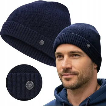 Čepice Pako Jeans zimní čepice modrá, univerzální velikost