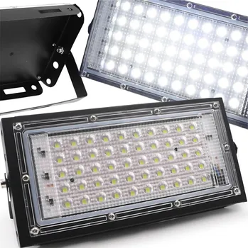 LED reflektor Memfis 50 W černý IP66 4500 lm s pohybovým senzorem