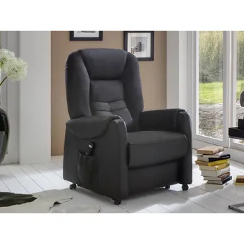 Křeslo HENDRIK BASIC kožené luxusní polohovací křeslo s 1-motorovou funkcí s asistencí vstávání