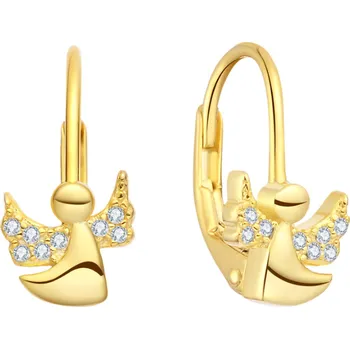 Náušnice Olivie Dětské stříbrné náušnice ANDĚL 10008 Ag 925; ≤1,8 g.