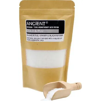 Koupelová sůl AWG Aromaterapeutická sůl do koupele NACHLAZENÍ a CHŘÍPKA balení: 1 kg