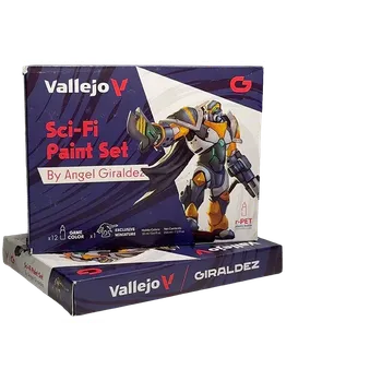 Vallejo Game Color Sci-Fi Paint Set by Angel Giráldez - 12x18 ml
