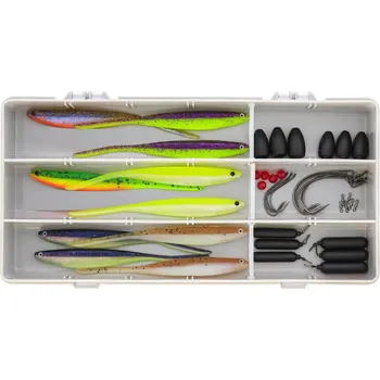 Westin Gumová Nástraha Zander Box Dropshot + Texas & Carolina 44 ks