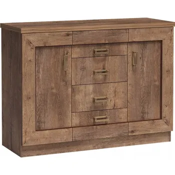 Komoda Komoda Jarstol 120 x 44 x 90 cm dub lefkas matný