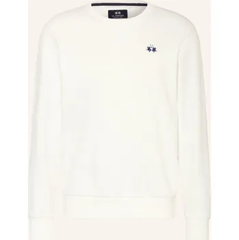 Pánská móda La Martina Pánská Mikina, bílá / tmavě modrá, XXL