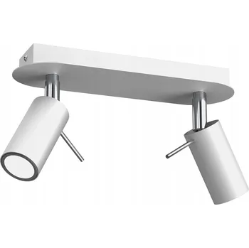 MILAGRO Stropní svítidlo PRESTON BÍLÁ/CHROM GU10