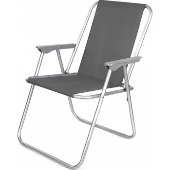 Zahradní židle Happy Green kovová šedá