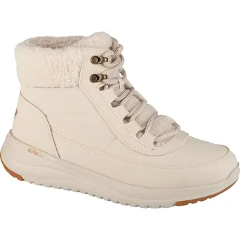 Dámská treková obuv Smetanové dámské zimní kotníkové tenisky Skechers On-The-Go Stellar - Alpine Adventure 144756-NAT Velikost: 41