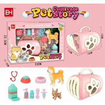 Figurka Sada s pejskem FIGURKA Zvířata ZVÍŘATA HRAČKY Figurky Zvířátek Pes