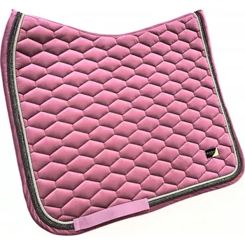 Podsedlová Dečka horss equestrian Velvet Glam - Dusty Pink full