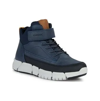 Dámské kozačky Kozačky Geox J Flexyper Boy J369BA 0CLFU C4002 S Tmavomodrá 37