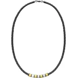 Manoki Pánský náhrdelník Sócrates přírodní kůže a chirurgická