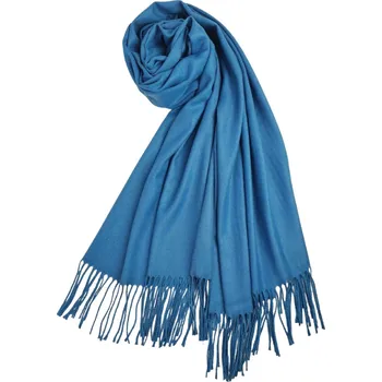 Šála Classic Scarf Kašmírová petrolejová dámská / pánská šála jednobarevná - kašmír, štola, pašmína pashmina
