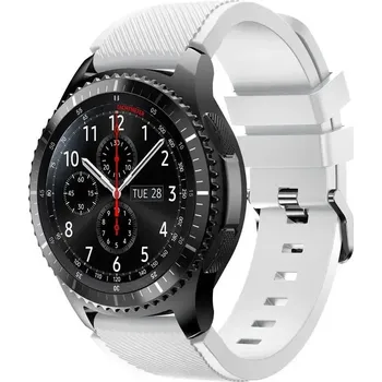 Řemínek na hodinky Enem Silikonový rychloupínací řemínek 22mm - Bílý IR-AWGW-0514