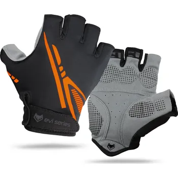 Cyklistické rukavice CYKLISTICKÉ RUKAVICE dámské GELOVÉ bezprsté sportovní běh krátké L/XL