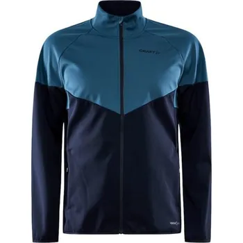 Pánská softshellová bunda Pánská bunda CRAFT Glide Block tmavě modrá s modrou L