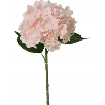 umělá květina UMĚLÁ HORTENZIE NA STONKU LUMINEO – SVĚTLE RŮŽOVÁ (67 CM)