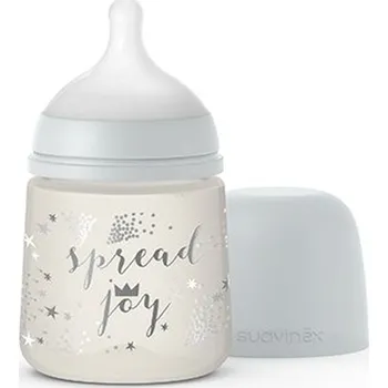 Kojenecká láhev SUAVINEX Láhev kojenecká 150ml JOY, fyziologická S - Korunka