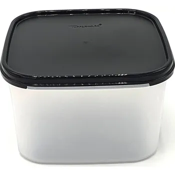 Kompaktus 2,6l, hranatá doza do spíže, spižírna, sypké zásoby Barva: Černá