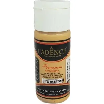 Výtvarná barva Akrylová barva Cadence Premium, 25 ml - oxide yellow, &nbsp;žlutá písková