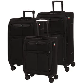 Cestovní kufr BERTOO Bolzano - černý set 3v1