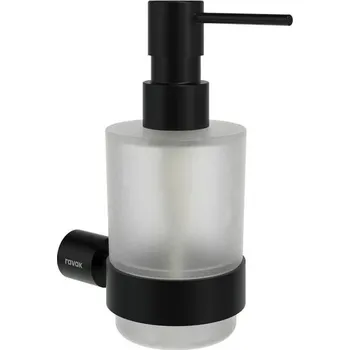 Dávkovač mýdla Ravak Fold Dávkovač mýdla, černá mat X07P1356