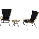 Balkónový bistro set 76 x 66 x 96 cm | černý