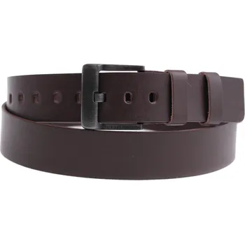 Opasek Dámský kožený opasek Black Hand 122-78 hnědý Velikost = obvod pasu (cm): 95 cm