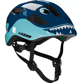 Cyklistická přilba Lazer Helmets Dětská helma Lazer Pnut KinetiCore 2.0, žralok velikost 46-52