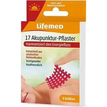 Náplast LIFEMED Akupunkturní náplasti ve 3 velikostech 17 ks