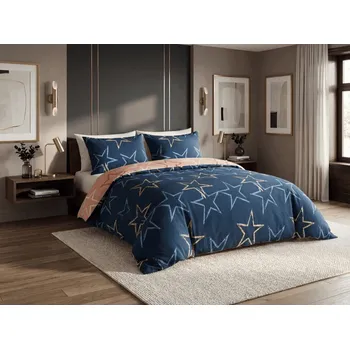 Povlečení Mikroflanelové povlečení STARMISS tmavě modré Rozměr povlečení: 70 x 90 cm | 140 x 200 cm