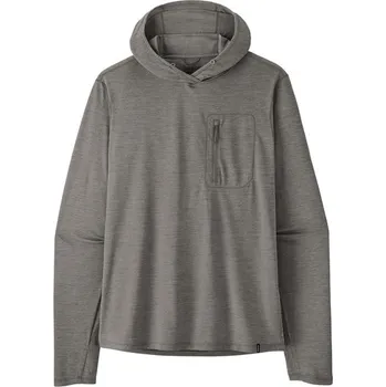 Pánské tričko Patagonia Sun Hoodie Cap Cool Sun Hoody pánská Velikost: L / Barva (vzor): forge grey noble grey x-dye