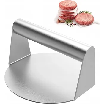 Nerezový lis na hamburgery, těsto nebo gril - Ø 14 cm | Gastrokitchen