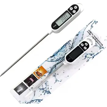Digitální ponorný teploměr pro široké využití (Teploměr na glycerin, potraviny apod.)