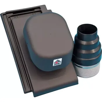 VENTEO - Odvětrávací střešní komplet pr. 150 mm, Planoton 11, černošedá