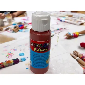 Speciální výtvarná barva Akrylová barva 60ml- hnědá