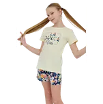 Dívčí krátké pyžamo Cornette 788/114 Dolce vita 146/152 Žlutá