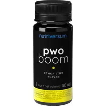 Anabolizér Nutriversum Pwo Boom Shot - Pwo Boom Shot 60 ml Příchuť: citron limetka