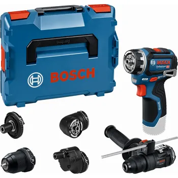 BOSCH Professional GSR 12V-32 FC, bez aku + L-BOXX 102 s adaptérem + nástavce