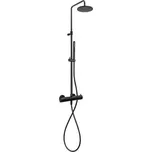 Sprchový systém Paffoni s termostatickou baterií černá ZCOL638KLIQNO