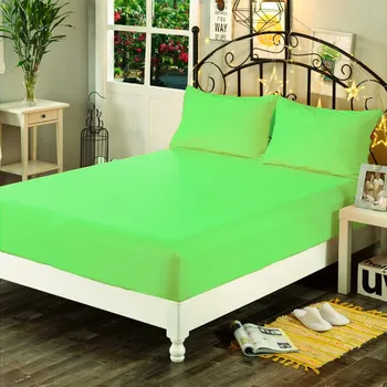 Prostěradlo Aaryans Bavlněné napínající prostěradlo zelená Rozměry prostěradla: 90x200 cm