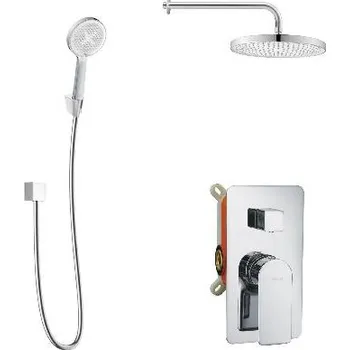 Sprchový set kielle Vega - Sprchový set s baterií pod omítku, pro 2 spotřebiče, s příslušenstvím EcoSpare a tělesem, chrom 20618SP90