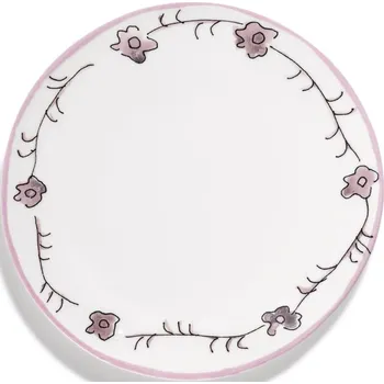 Talíř Serax, Dezertní talíře Midnight Flowers Dark Viola, 16 cm, fialové, 2 ks - Formadore