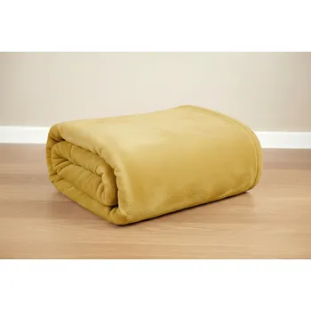 deka Deka z mikrovlákna SYMPATICO 150x200 cm medová Mybesthome