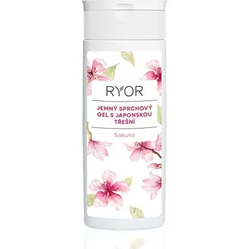 Sprchový gel Ryor - Sakura Jemný sprchový gel s japonskou třešní - 200 ml