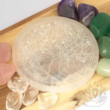 Selenitová destička strom života